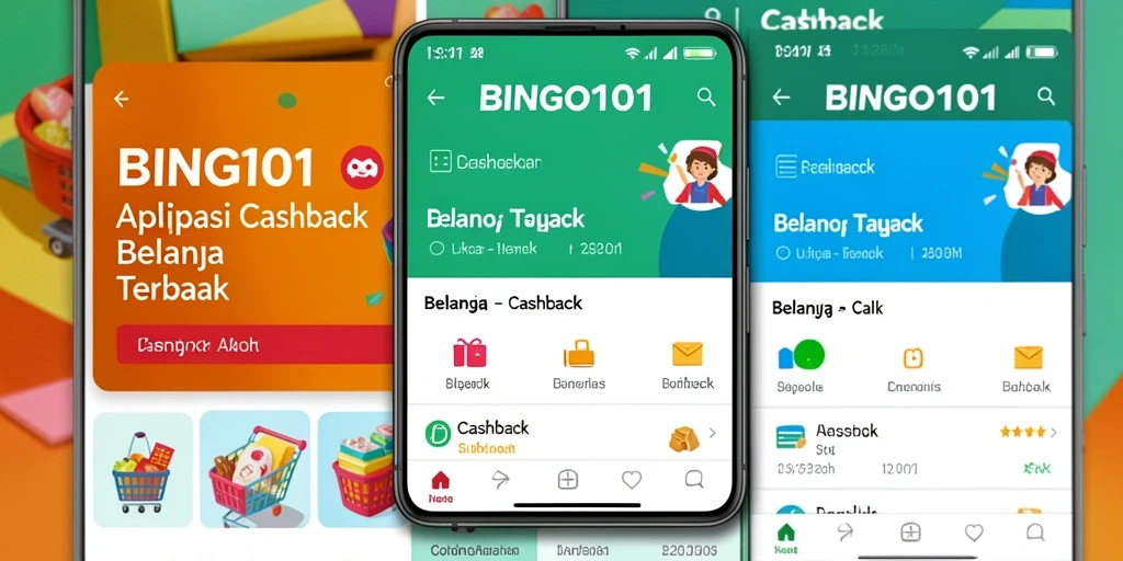 Tampilan antarmuka pengguna BINGO101 yang menarik dan interaktif.